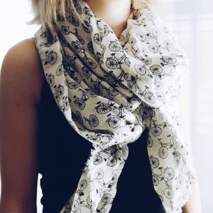 Anthropologie bicycle scarf